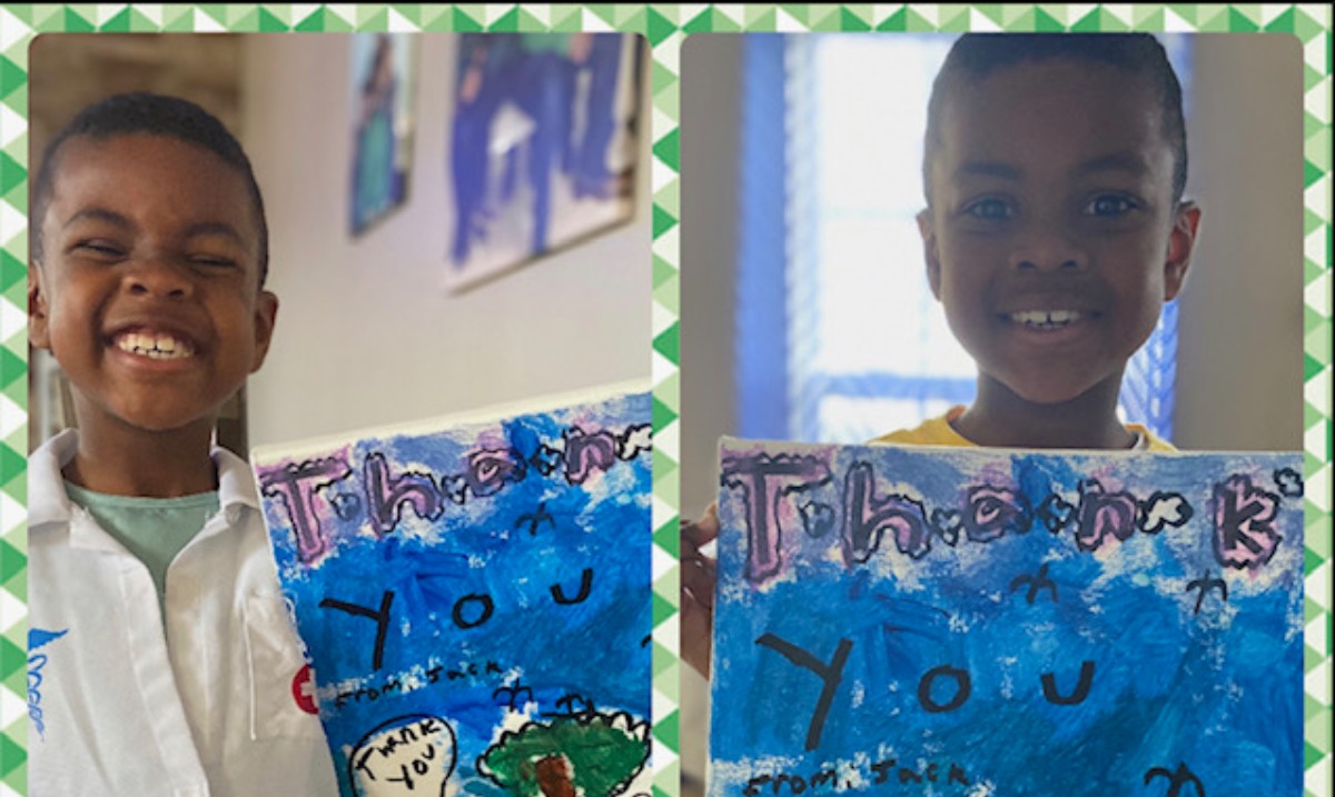 To honor our #HealthcareHeroes, children from our local community shared hand drawn pictures and cards to say thank you to our caregivers for their tireless efforts during the coronavirus pandemic. We appreciate them sharing these beautiful works of art! #netDE