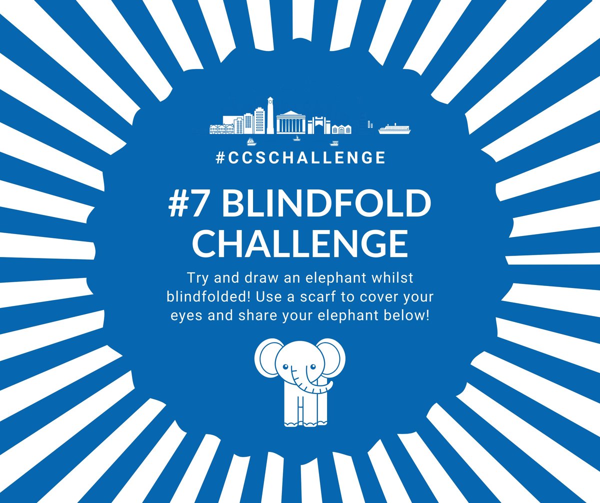 ccs_corporate's tweet photo. Who can draw the best elephant, whilst blindfolded? #CCSChallenge https://t.co/oZsM3aMqav