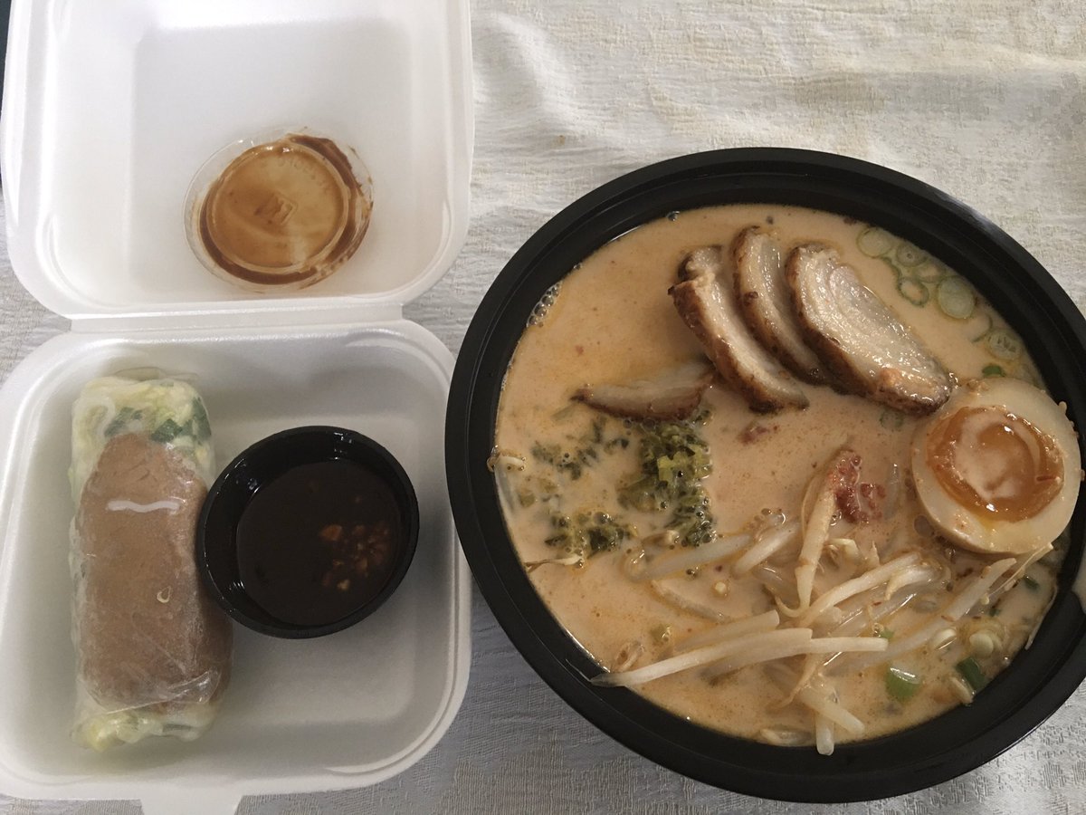 Take away ramen from @NudoHouseSTL Support local, we have. Favazza’s and DD Mau. @PhoKingQui #stlproud