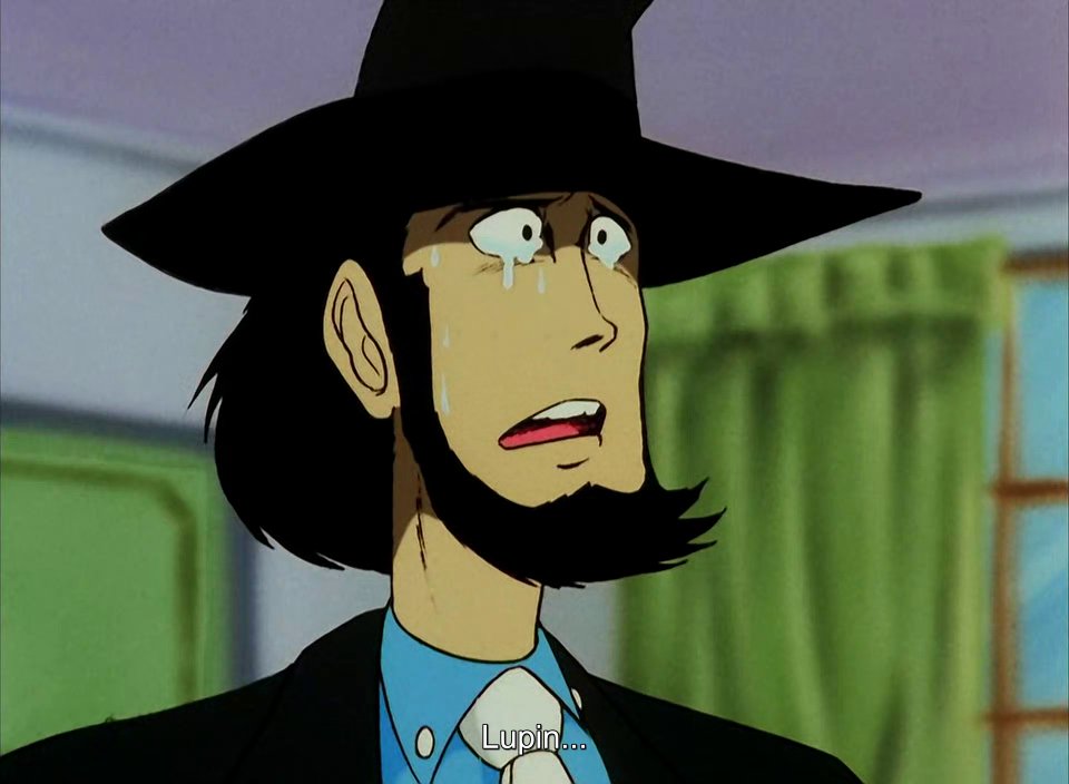 Jigen being genuinely sad when he thought Lupin disappeared from the world is really sweet of him.