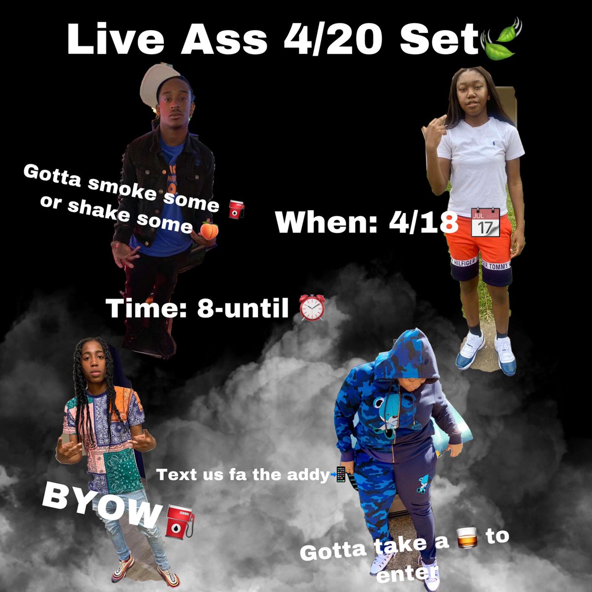 Hoimchy0's tweet photo. If You Ina M Come Turn Up Wit Us π₯³π₯³ APRIL 18th
#DMFORADDY https://t.co/DOYN8ej8kf