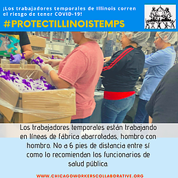 NationalCOSH's tweet photo. ¡Por favor, apoye a los trabajadores temporales en Illinois firmando la petición! https://t.co/oDHttp3M6D @ChicagoJWJ @AriseChicago @TempEmployees #ProtectILTemps https://t.co/uhLKbf6flW