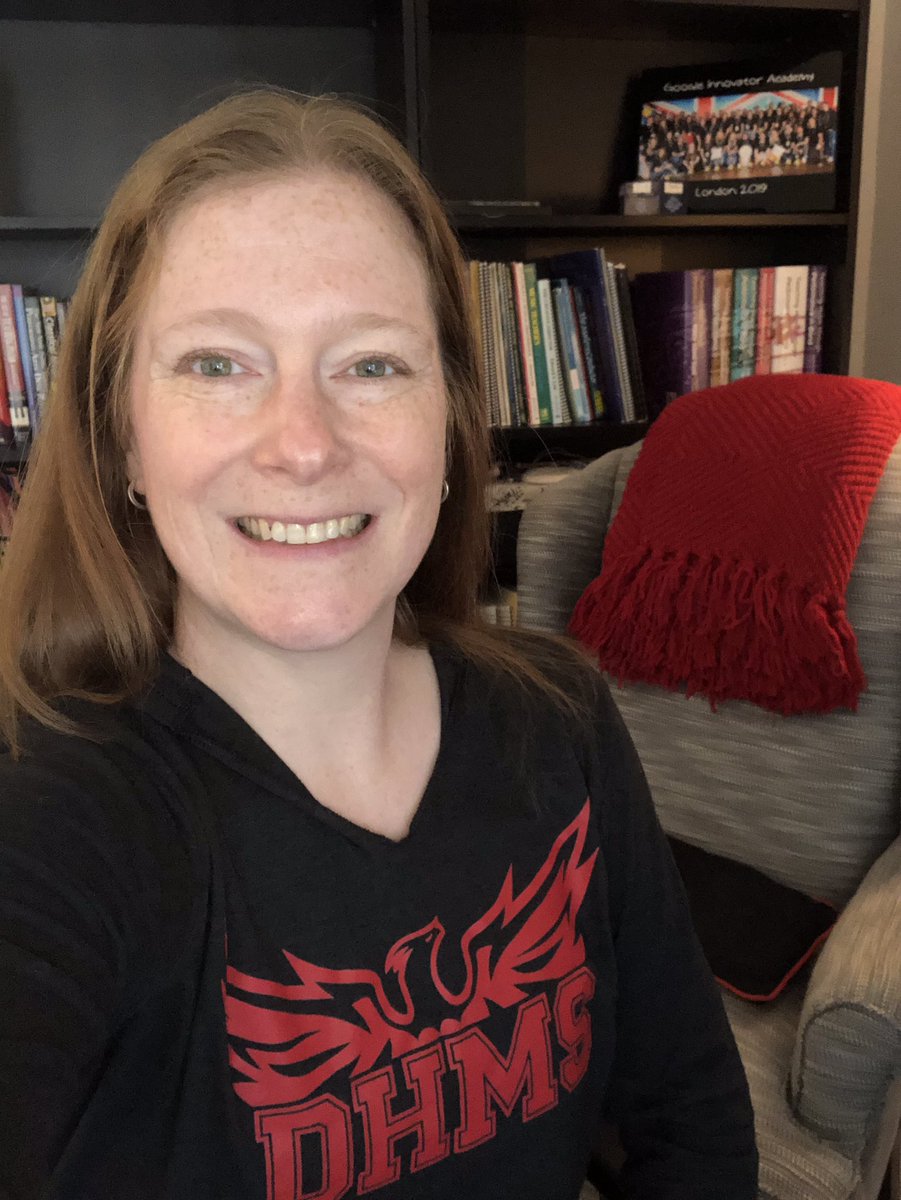 DHMSBand's tweet photo. Happy Friday before spring break and the final day of DHMS spirit week! Showing Phoenix Pride! 
#VirtualDHMS #dhmsbelongandbecome 
@DHMiddleAPS @dhms_ptsa https://t.co/lWVyIHvhzm