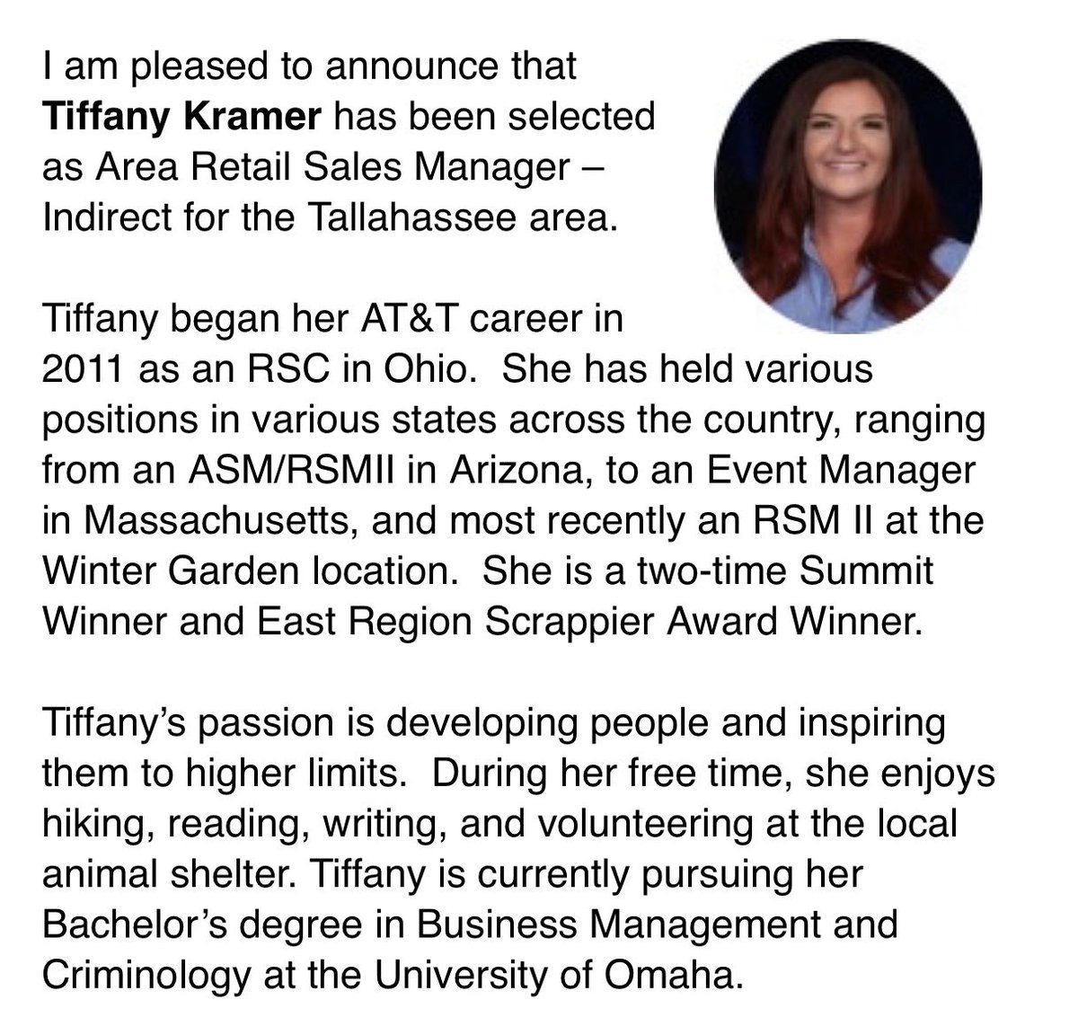 Tiffany Kramer tweet media
