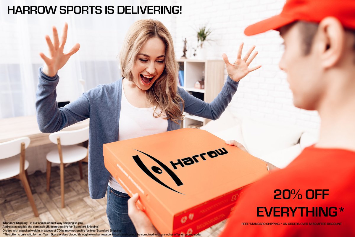 HARROW SPORTS IS DELIVERING!  20% OFF SALE

harrowsports.com/pages/harrow-s…