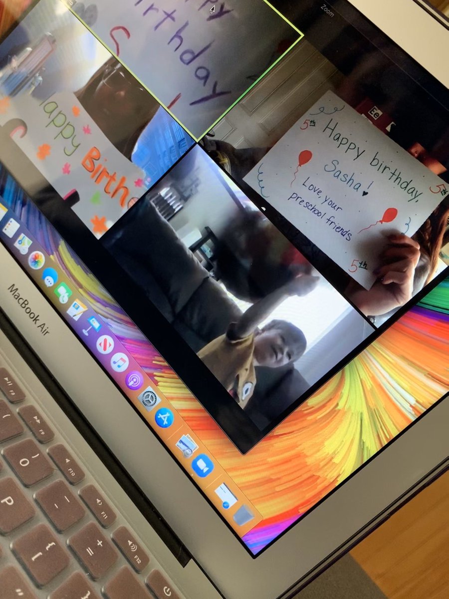 MMikaliunas's tweet photo. #birthdayzoom #preschoolbirthday #happy5thbirthday #teacher #lovewhatyoudo #celebrate 🎉🥰💙 https://t.co/f5c69z1M3g