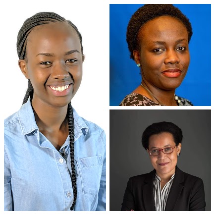 Covid19Drc's tweet photo. #RDC #Covid19.  Notre équipe est fière de compter des femmes scientifiques d'exceptions :@JosephineNdeze (#MissGeekAfrica2019 et Ambassadrice du @NextEinsteinFor ), #RaissaMalu (@ScienceRDC) , et @marimavngoma Ph.D.  student at @TuftsUniversity.  #NEFCommunity  #ForWomenInScience https://t.co/yJeXgBeAwn