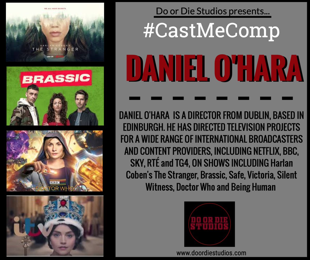 CALLING ALL ACTORS! We've started a selftape competition judged by Director Daniel O'Hara. Winner receives a CASH prize and top 5 receive written feedback. 40% of proceeds will be donated to charity. Find all the information you need below. #CastMeComp 
doordiestudios.com