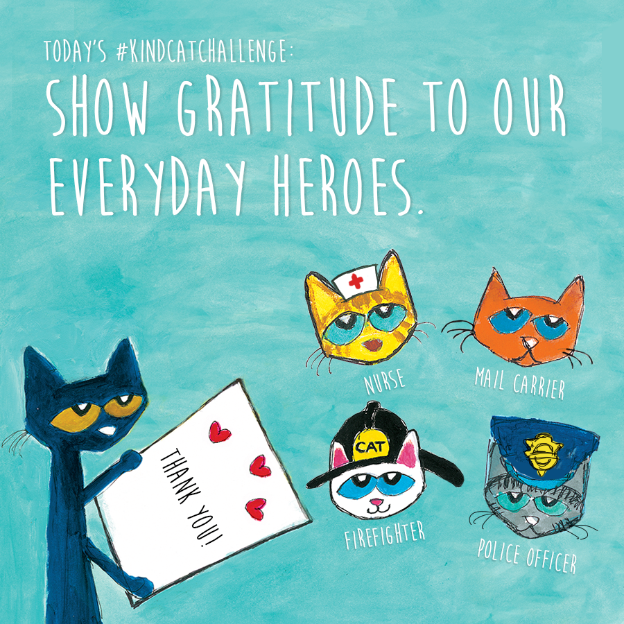 thepetethecat's tweet image. 💙 Leave a box of snacks out for the hardworking delivery people. 
💙 Make a thank-you card and send it to your first responders.
💙 Make a big sign to put on your front door to show love to the doctors and nurses in your community.