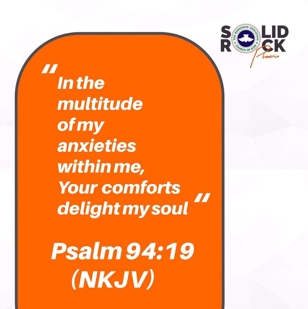 SolidRockPhx's tweet photo. Thank You, Jesus for always delighting our souls regardless of what is going on around us. 🙏🙏
.
.
.
#SolidRockPhoenix #Fearnot #TrustGod #Donotfear #christianquotes #christianblogger #christianposts https://t.co/NXOpaI2Jqb