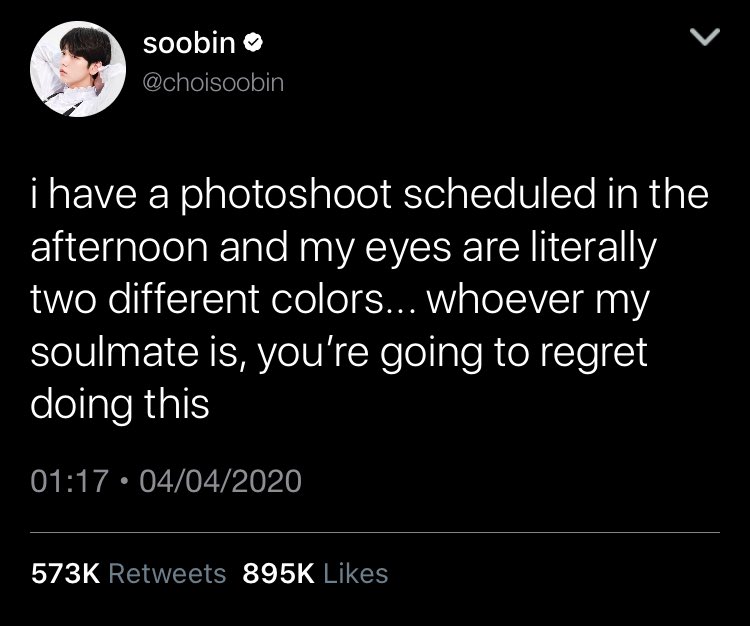 kingyeonbin's tweet photo. #yeonbin au

whenever you dye your hair, your soulmate’s eyes changes to the same color as well. 

gaming youtuber, choi yeonjun, dyes his hair in two different colors. famous model, choi soobin, has had enough of his soulmate’s antics and decides to get revenge. https://t.co/5BXZ0Zl61h
