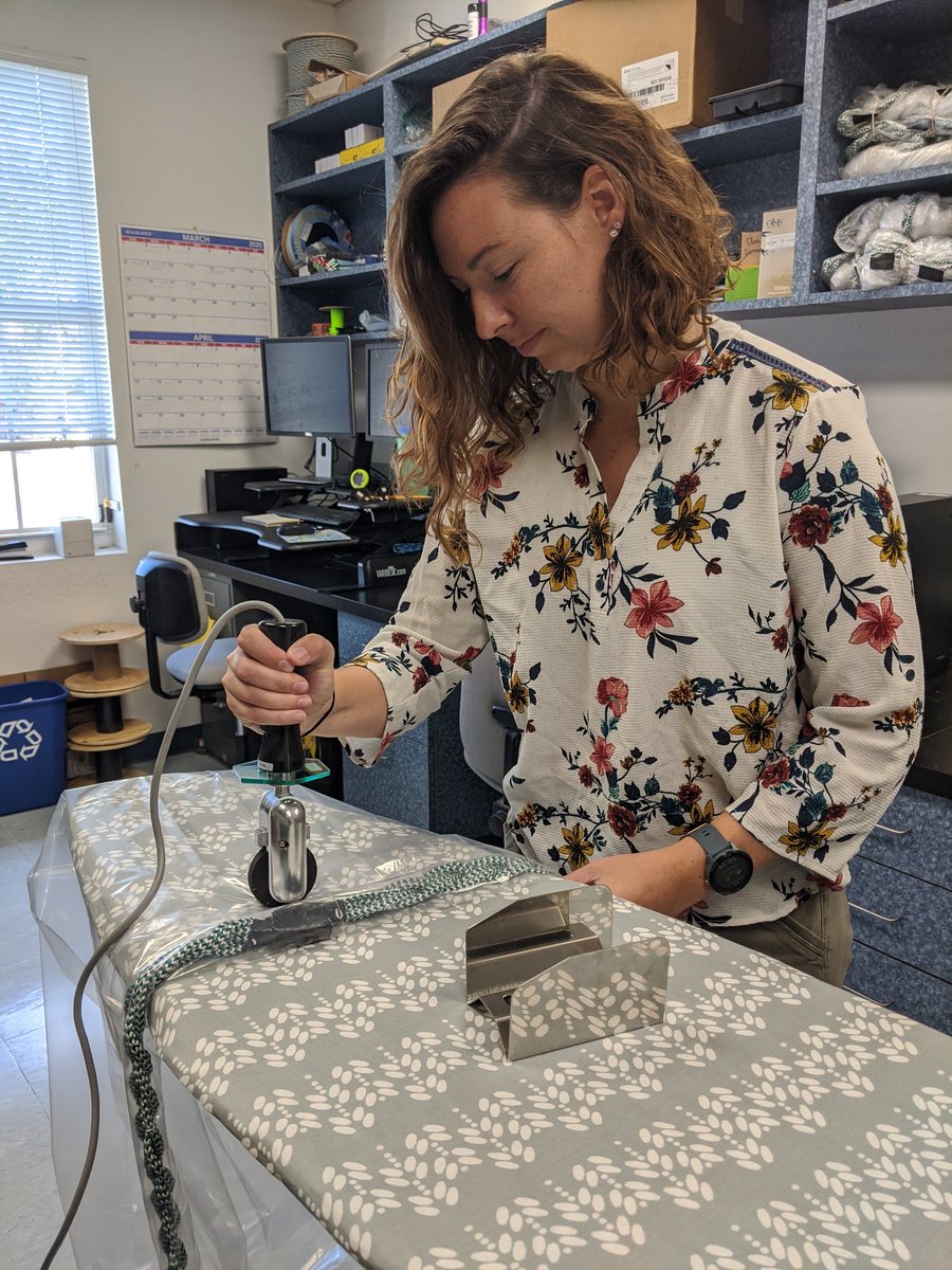 Kelly is the mitochondria of the lab: She always brings a positive and hardworking energy that powers the team… even when the job at hand isn't strictly in the job description! (Yes, an iron is required to keep some field equipment in tip top shape.)