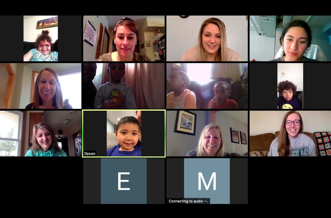 Team Unstoppable’s Zoom Check-in #wawmproud #irvingproud