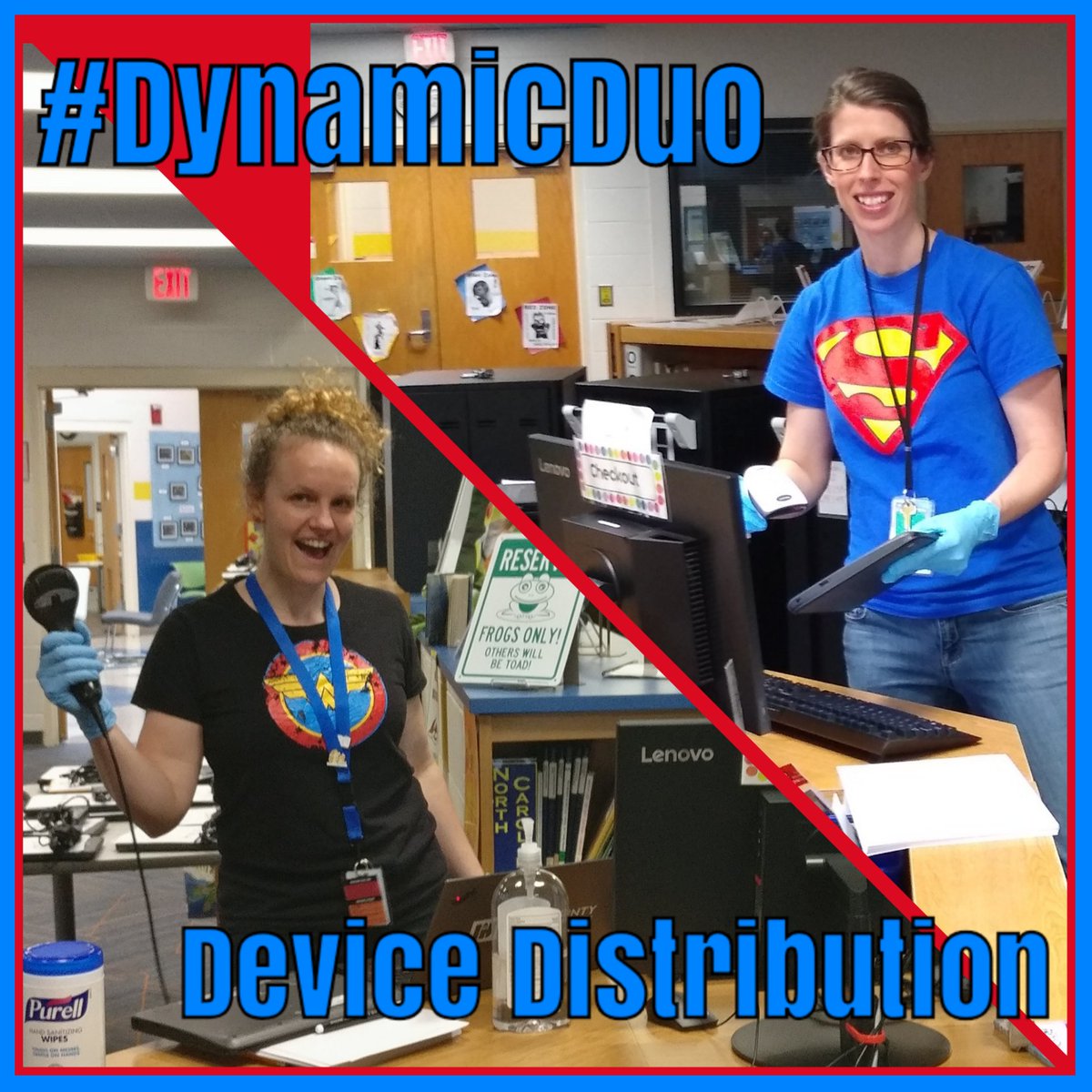 Preparing for remote learning device distribution with @LMLeadReader. #dynamicduo So grateful for this team led by <a href="/JenaKehler/">Jena Wojdylo-Kehler</a> that functions with wisdom, effectiveness, and grace. <a href="/Lead_Mine/">Lead Mine Elementary</a>