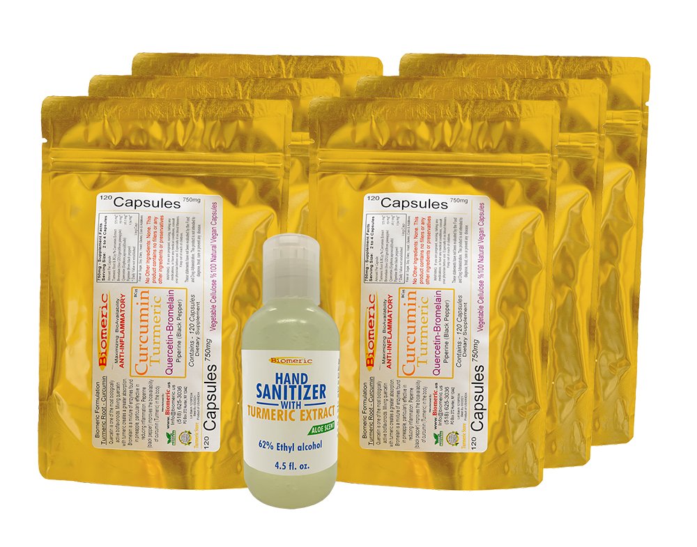 TurmericBoss's tweet image. STOCK UP ON YOUR CAPSULES

We are offering 6 pouches of capsules for $180.  Save $36

You will also receive a FREE Turmeric Hand Sanitizer with this purchase ($18.95 value)