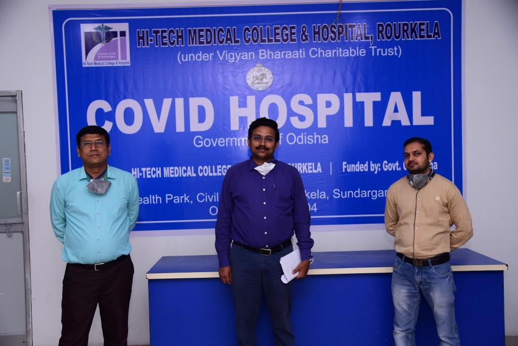 The hospital management has also launched a toll-free number 1800 345 7106 for the public to get any information or to report any thing related to COVID19.