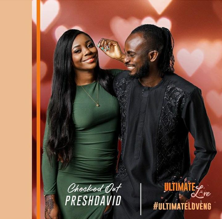 Precious/David  #Preshdavid:LMAO! Judas Iscarrylocs and Ada-Jesus.I was really interested in this pair at the first. I thought, "If he actually likes her enough to do what no one else would've dared do on Naija reality TV, this should be something."I was yeyering myself.