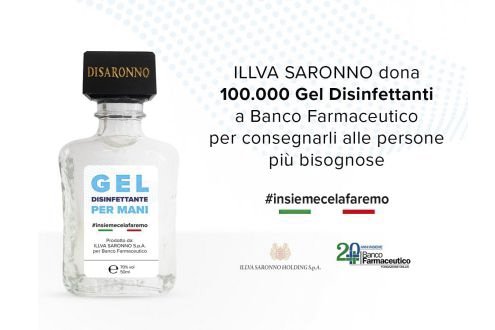 Il Gruppo Saronno dona centomila bottigliette al Banco Farmaceutico per i poveri 
L’amaretto Disaronno 'diventa' gel disinfettante”.  #amarettoDisaronno #BancoFarmaceutico #geldisinfettante #GruppoSaronno hashtag24news.it/lamaretto-disa…