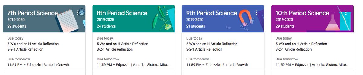 Success! I just had my first Google Hangout with each of my classes. I'm proud to say that the #GoatTeam has been working hard on their Genetics unit and meeting their Remote Learning deadlines! #engageD64 #WeAreEmerson