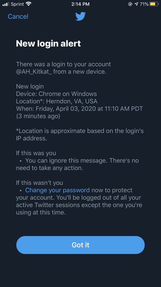 AH_Kitkat_'s tweet photo. Which one of y’all just tried to hack my account I’ll pull up rn https://t.co/LBJS1nh1zj