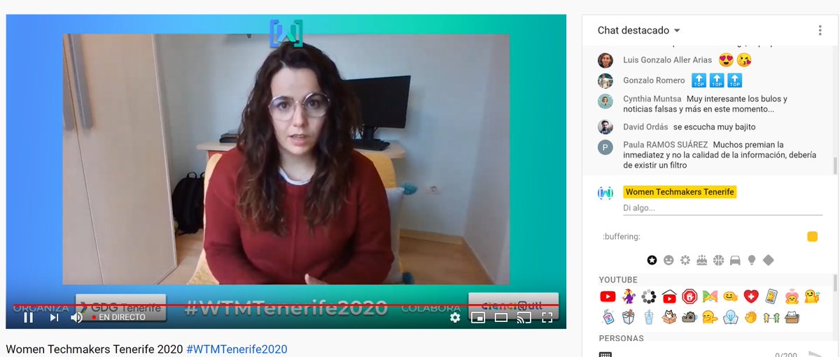 Alba Cruz nos cuenta las motivaciones para estudiar Ingeniería Informática y cómo está llevando el confinamiento durante la crisis del #COVID19 en #WTMTenerife2020

<a href="/WTM_Tenerife/">WTM Tenerife</a>