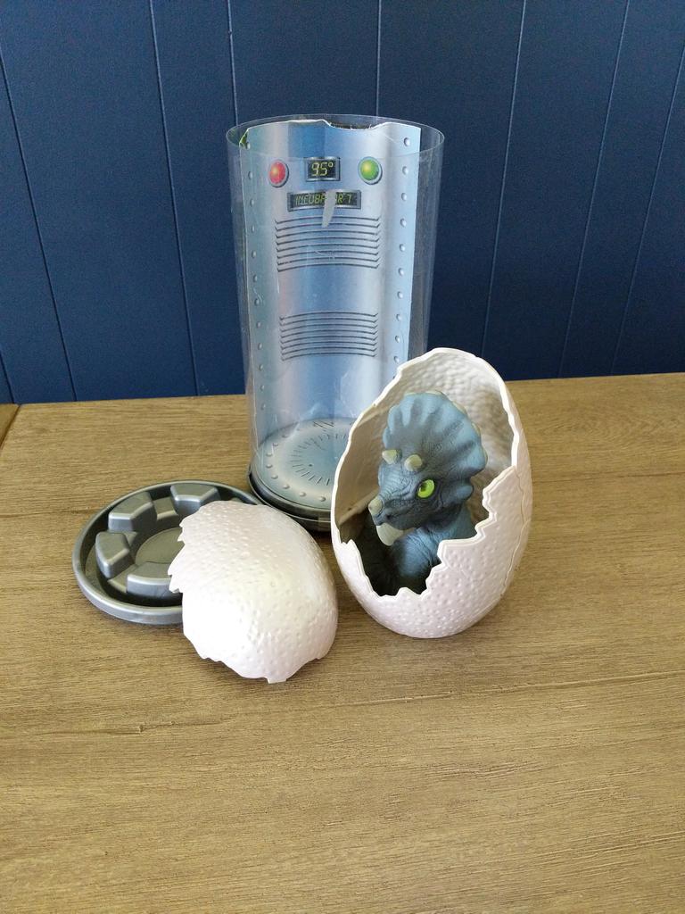 SweetBrace1's tweet photo. Excited to share the latest addition to my #etsy shop: 100% Complete Vintage Jurassic Park Toys, Triceratops Baby, Egg Hatchling Toy Dinosaur #toys #birthday #blue #JurassicPark #babieshatchlings #babyegghatchling #jurassicparktoys #jurassicpark #dino https://t.co/79VO8DvZxf https://t.co/0CRjVAQDOo