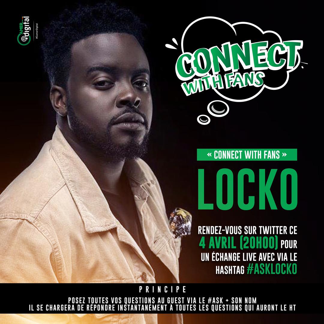 KrissToumi's tweet image. Connectez vous avec l'artiste @lockofficial demain à partir de 20h00. Posez lui vos questions !

#ConnectWithFans
#AskLocko
#CamerDigital