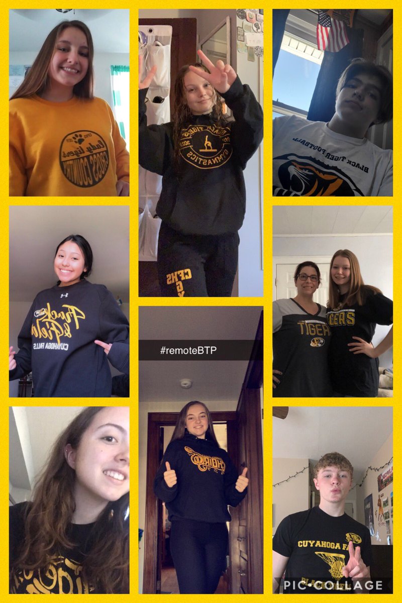 cfhsclassof2022's tweet photo. And that’s a wrap!! We had so much fun participating in CFHS SPIRIT WEEK!! We love showing our spirit and support for our school and community!!💛🖤🐾 #remoteBTP #washhands @cfallsstuco https://t.co/H7QoBOFbCD