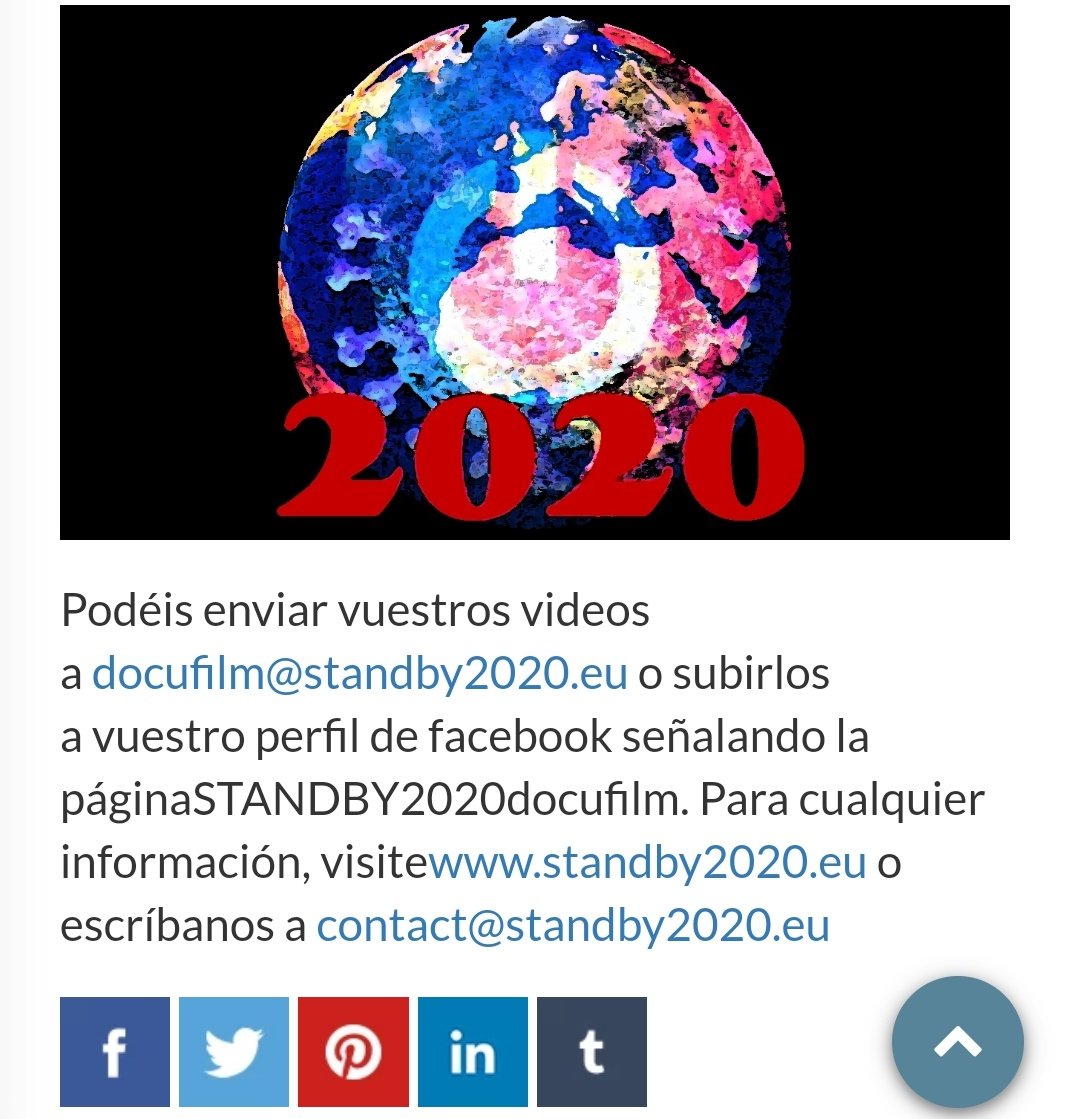 Esperamos vuestros videos de cuarentena...creamos justos esta peli?
