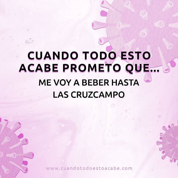 cuandoacabesto's tweet photo. Esto es lo que va a hacer Joana Ferrer cuando todo esto acabe 🍻 Seguro que no será la única 😂 ¿Y tú? ¿Cuál es tu plan?

Cuéntanos qué prometes tú en https://t.co/oYdEO8Loxs

#coronavirus #COVID19 #España #quedatencasa #cuandotodoestoacabe #CuandoEstoSeAcabe #cuandotodoestopase https://t.co/rhPvZTl9wk
