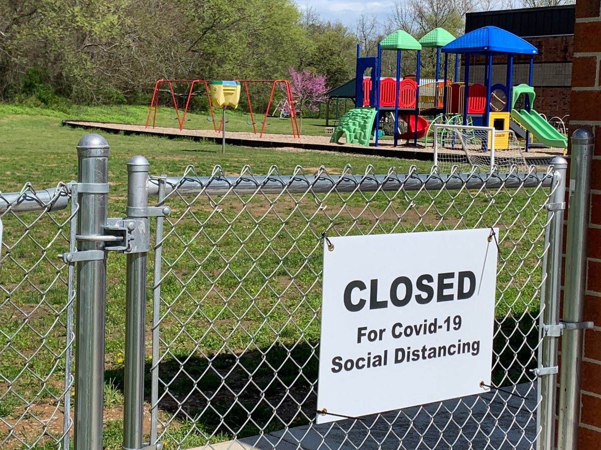 WCSedu's tweet photo. Here’s an important reminder that all WCS playgrounds, tracks, ball fields and athletic facilities are closed at this time for social distancing purposes. https://t.co/0FAL5CTEzH