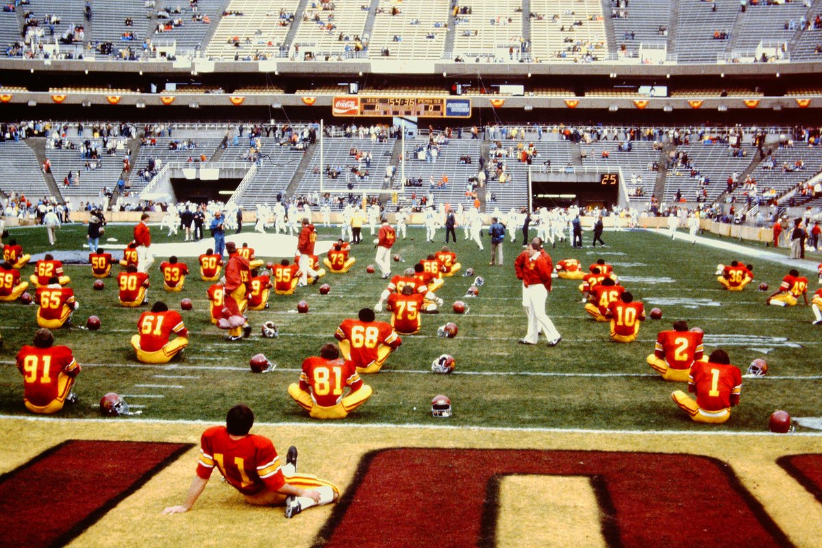 He was at the 1982 Fiesta Bowl to watch PSU take one USC