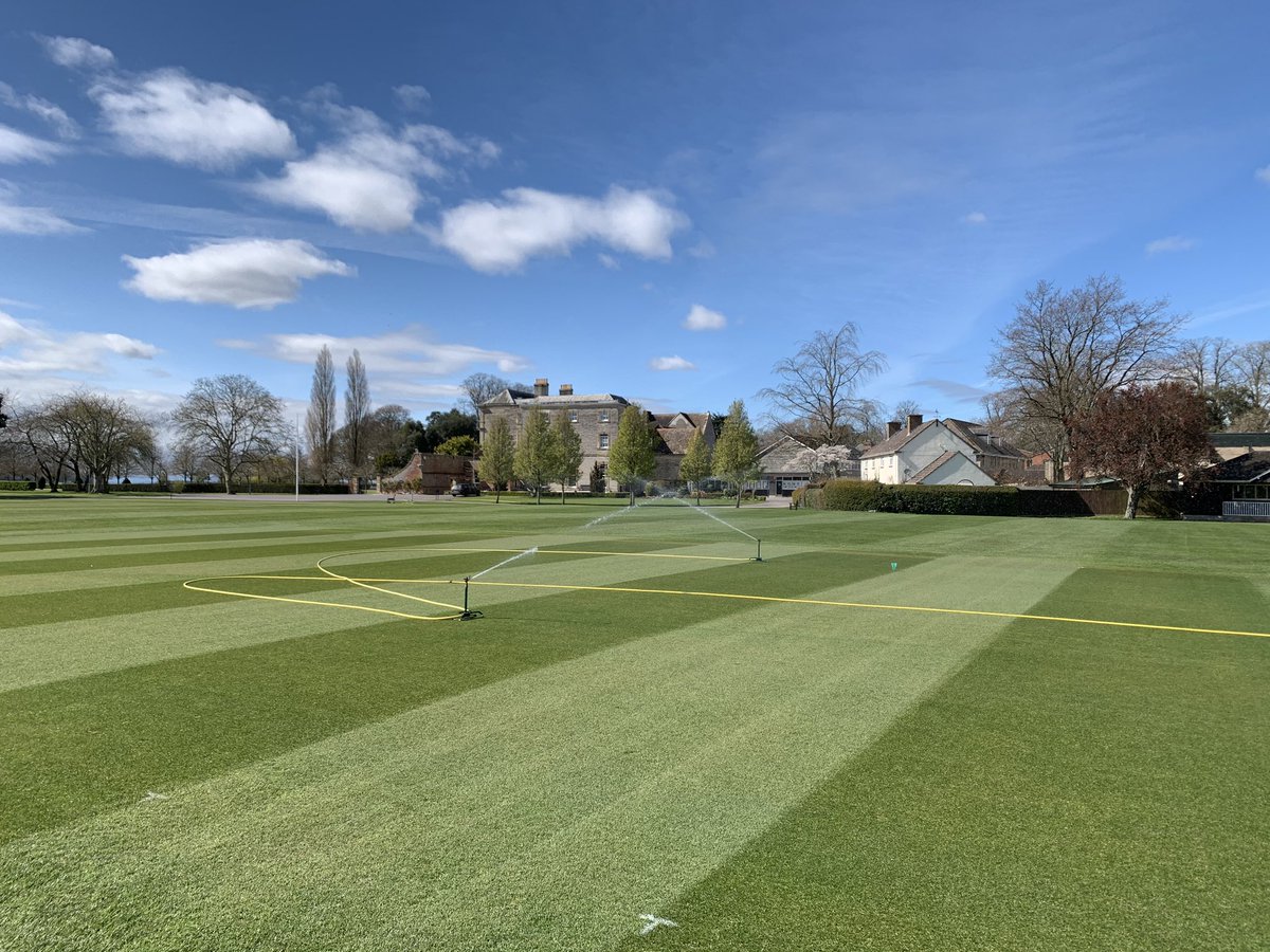 kitts81's tweet photo. All mowed out. All lawns, squares and some outfields cut. Water back on. #2dayweek #SocialDistanacing #gettingmymowon #staysafe https://t.co/MExHeqxAix