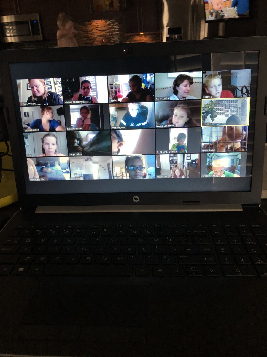 3rdLanier's tweet photo. Grade level zoom was so much fun!  #BetterTogether #3rdLightstheWay @HCPSLanier https://t.co/FGUJifYZ01
