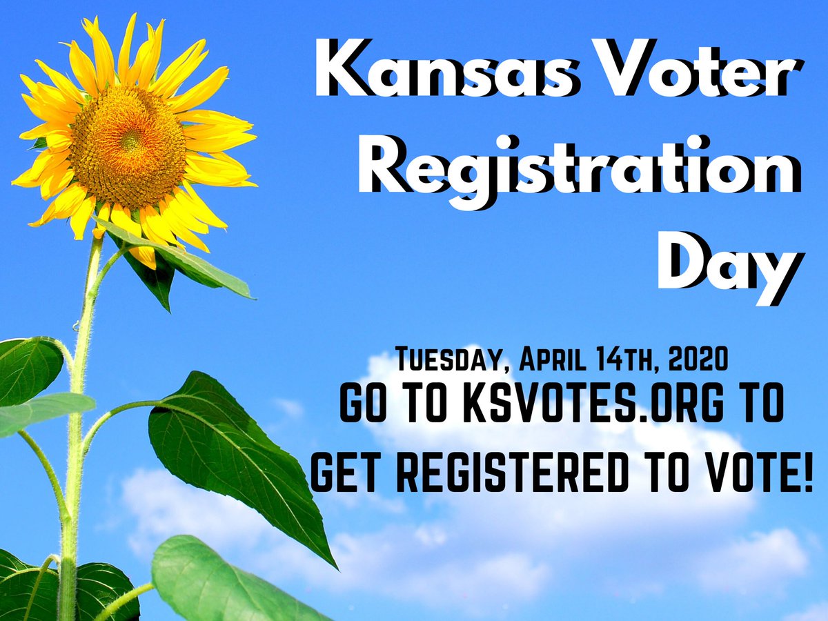 Kansas Voter Registration Day is just around the corner! #KVRD #vote