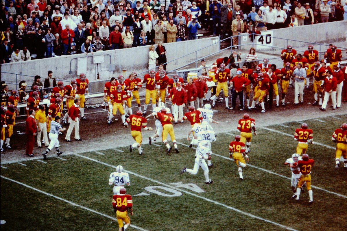 A few game photos from the 1982 Fiesta Bowl Victory.  #WeAre