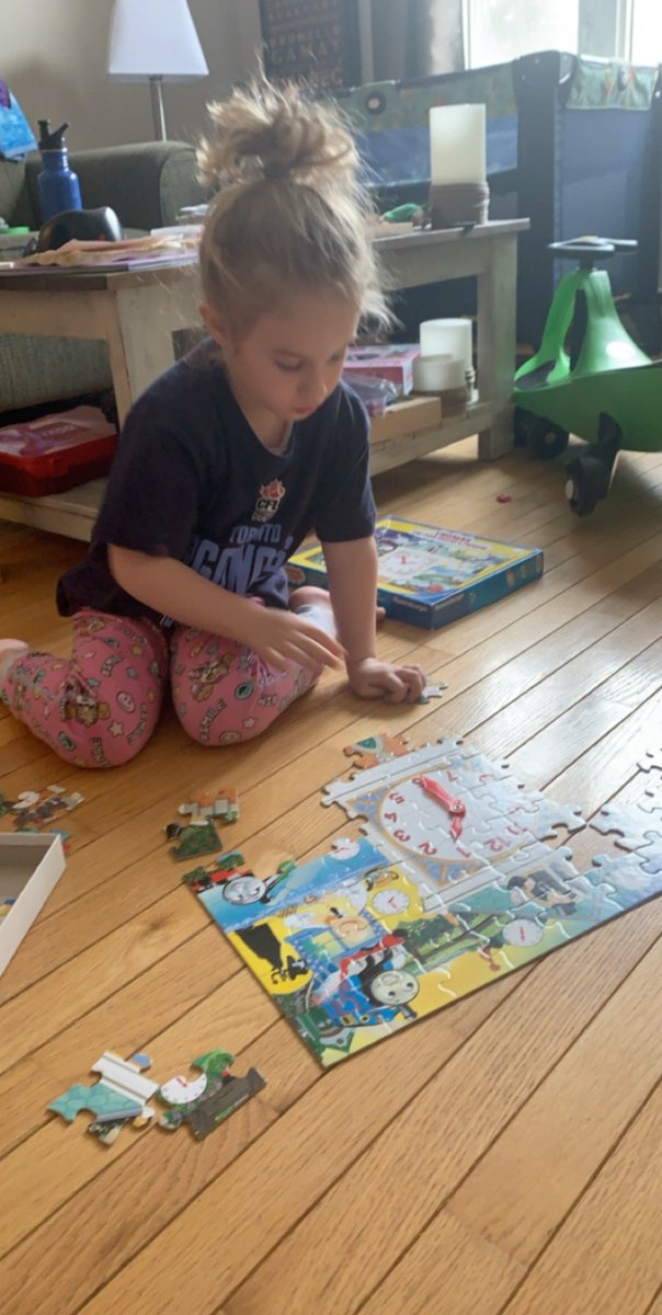 Miss Ellie and Mama have nothing but time for puzzles 🥰🥰