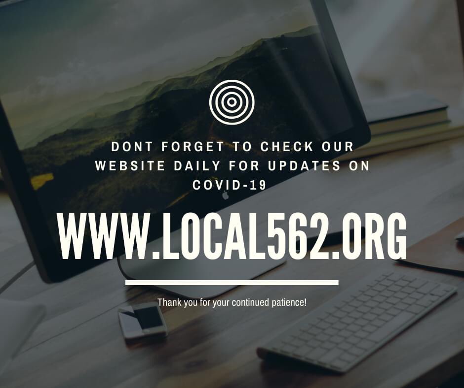 STLlocal562's tweet photo. Our website is filled with information! Check it out. 💻
•
•
✅ Dues
📱 Business Representative contact info
🏡 Office info
😩 COVID-19 information
📆 Event info
•
•
#wearelocal562 #stayinformed #lotsofinformation https://t.co/PXyHa6bs9M