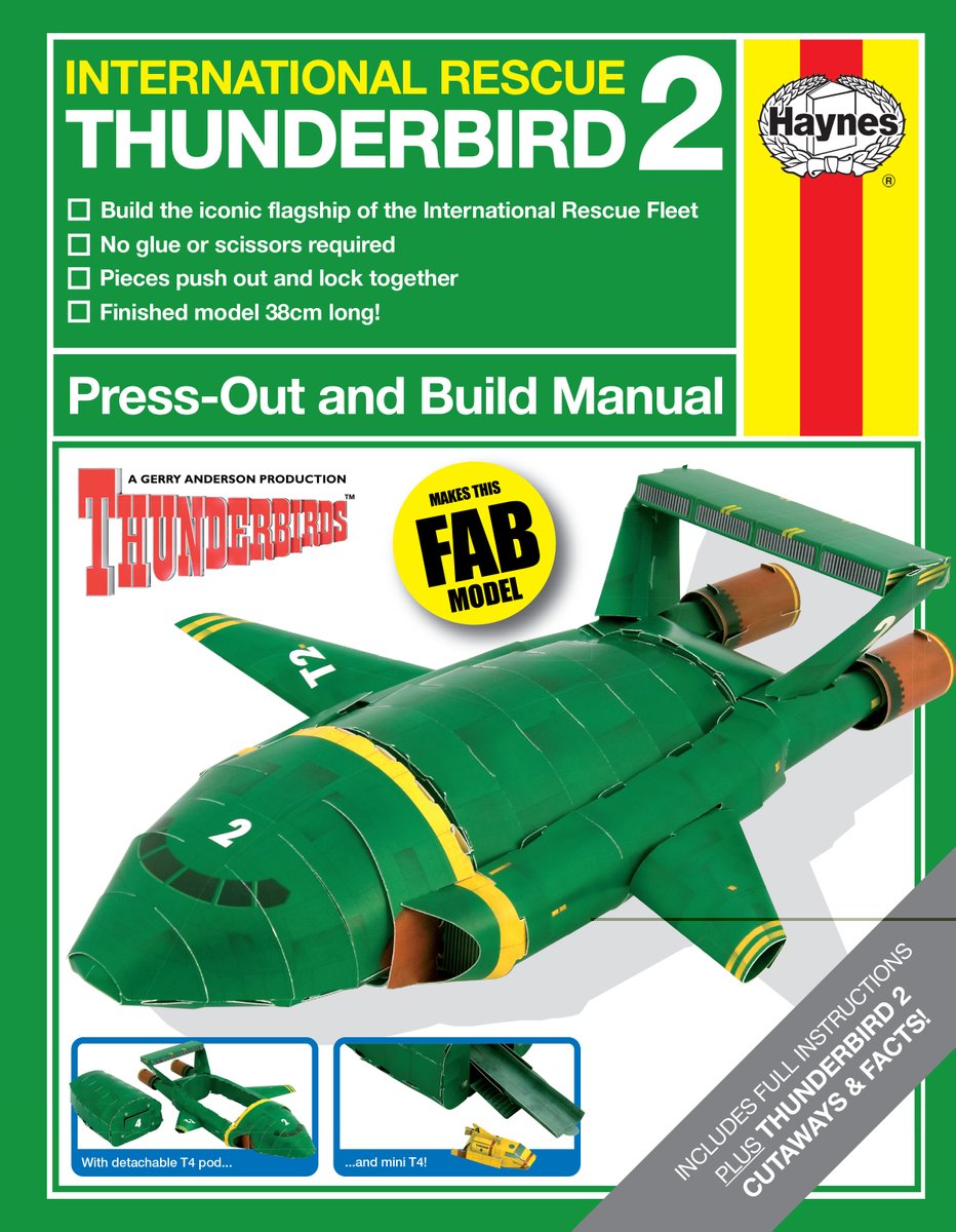 Stuck at home due to #COVID19Pandemic Spend time building your very own #Thunderbird Two, with our Official pop out book #Free UK Delivery greatbritishcollectables.com/Build-Your-Own…