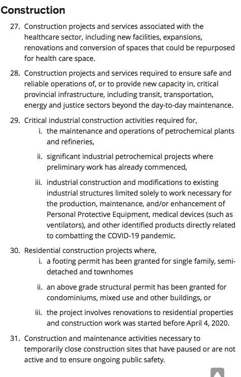 GraphicMatt's tweet photo. More details here. Basically exempts condo projects and residential home renovations that have already started. Curious to know how much impact this will actually have on construction activity in Toronto. https://t.co/ZcrZonnJhE https://t.co/PIjYzAvqXc