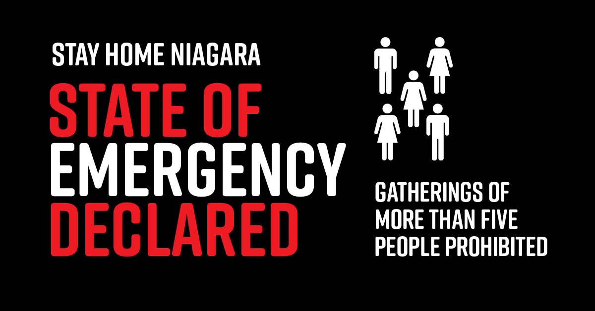 The <a href="/NiagaraRegion/">Niagara Region</a> has declared a state of emergency in response to #COVID19 as efforts continue to #FlattenTheCurve. We continue to work with our community and emergency service partners to ensure the health and safety of residents.