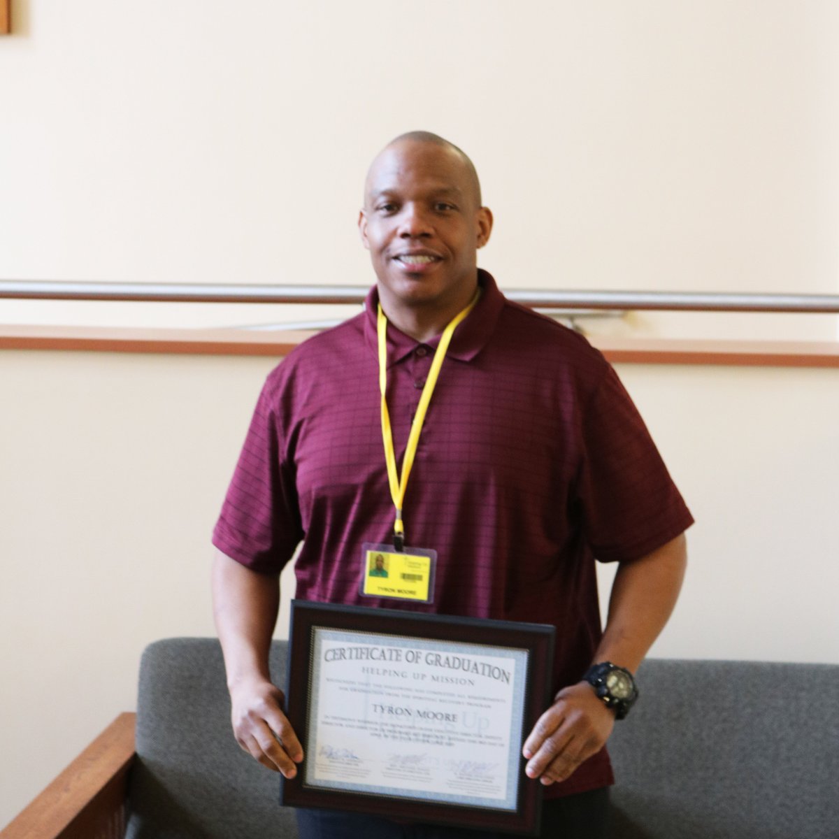 HelpingUp's tweet photo. Ladies and Gentlemen, today we celebrate Tyron for completing our year-long Spiritual Recovery Program. We are so proud of your journey and welcome to the Alumni squad!
#itswhatwedo #helpingup https://t.co/13Bniu7t5c