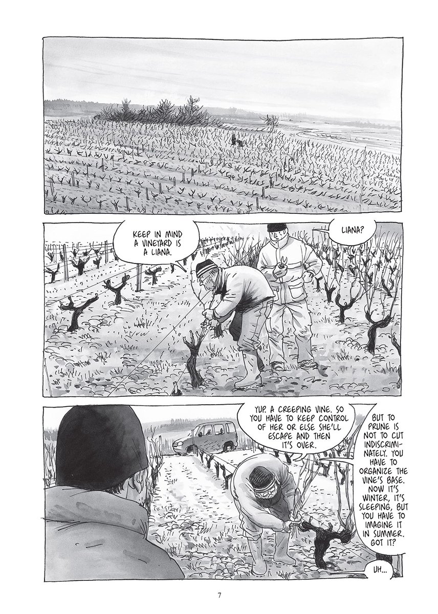 mittmarney's tweet photo. Top 100 of the 2010s: #61. The Initiates by Étienne Davodeau (2013) Étienne Davodeau is a comic artist, he doesn’t know much about the world of wine-making. Richard Leroy is a winemaker, he’s rarely even read comics. The two men exchange professions (well, sort of). https://t.co/eJcAWrmipe
