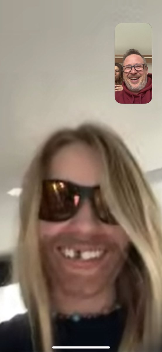 the_GregT's tweet photo. Social distancing may be opening the creative side of the kids. They FaceTimed tonight looking like this while bitching about Carol Baskin.  #definitelymykids #tigerking https://t.co/tBKQ7LYkjK