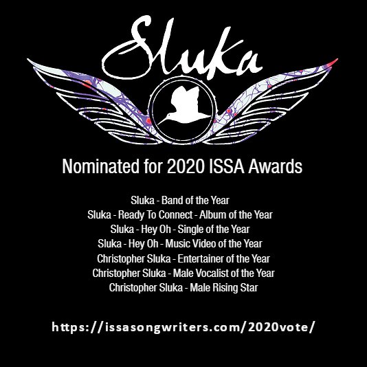 7 nominations for the 2020 ISSA awards. Support us by voting. Link in bio. You can vote once per day/per device.
.
.
.
#ISSA #SlukaMusic #SingerSongwriters #Vote #ISSAAwards #MusicAwards #Music #SupportIndependentMusic #IndependentMusic #AltRock #ProgRock #Grammys #AmericanIdol