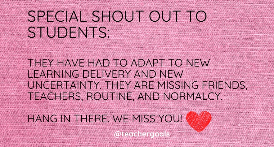 teachergoals's tweet image. This. ❤️