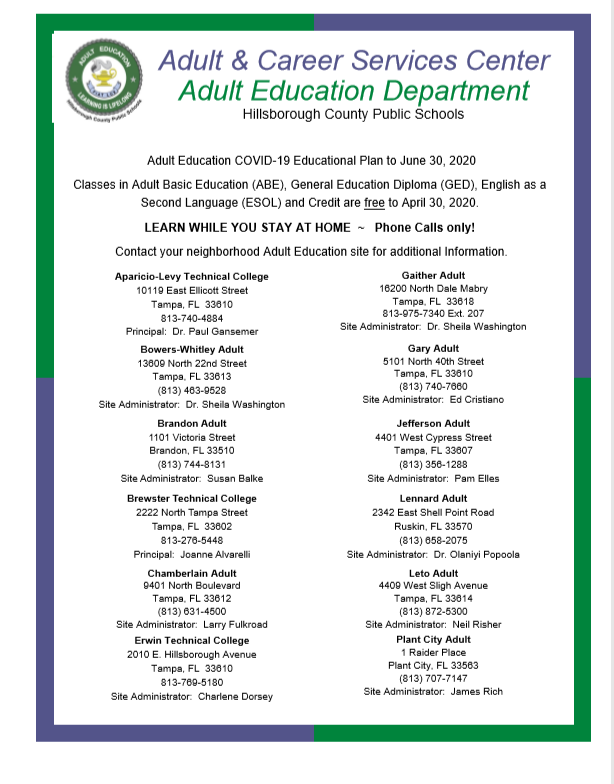 Acsc Hcps Adult Ed Twitter