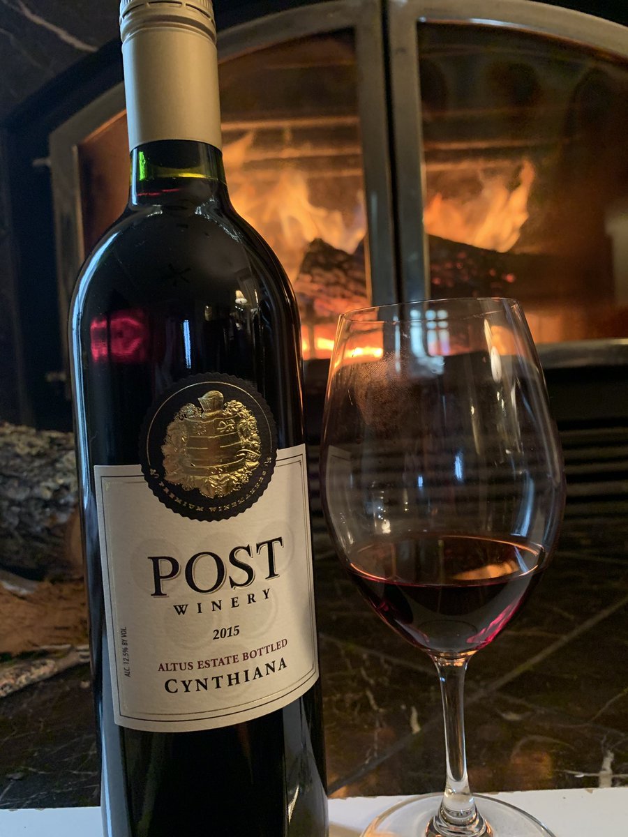 postwinery's tweet photo. #cynthiana AR state Grape @OnlyInArk #ToastwithPost #FridayFeeling 🍷Cheers to good health! https://t.co/IbcfpIo8G2