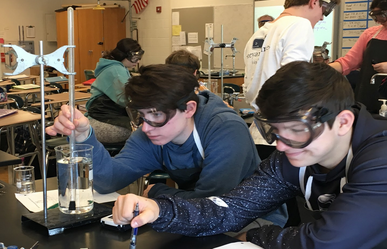 From HHS classrooms to the front lines: N95 masks once used in our science labs have been collected and delivered to several local hospitals.  May they help the healers to keep on healing.