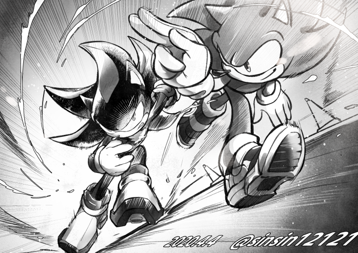 ソニックとシャドウ 真の漫画